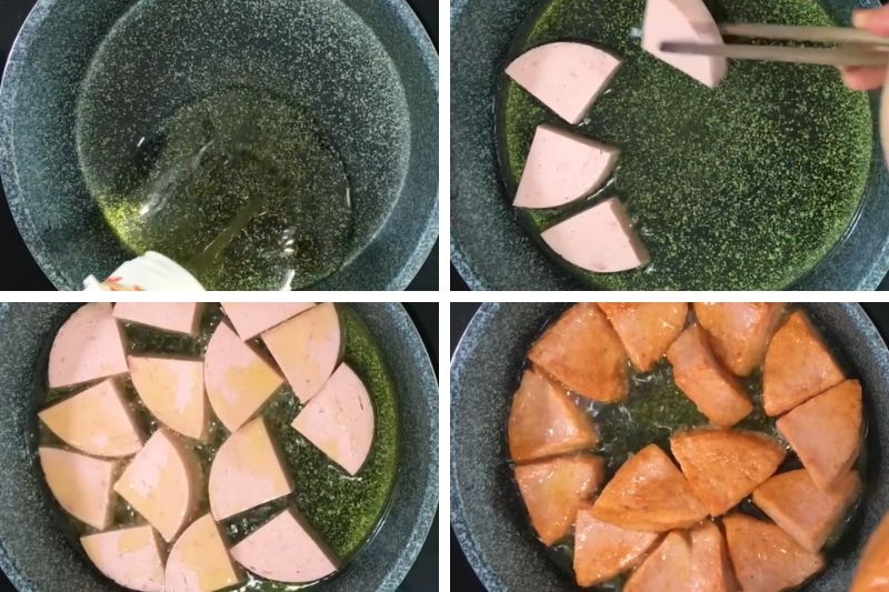 Chả lụa chiên nước mắm ảnh 3