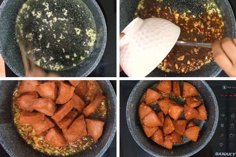 Chả lụa chiên nước mắm ảnh 5