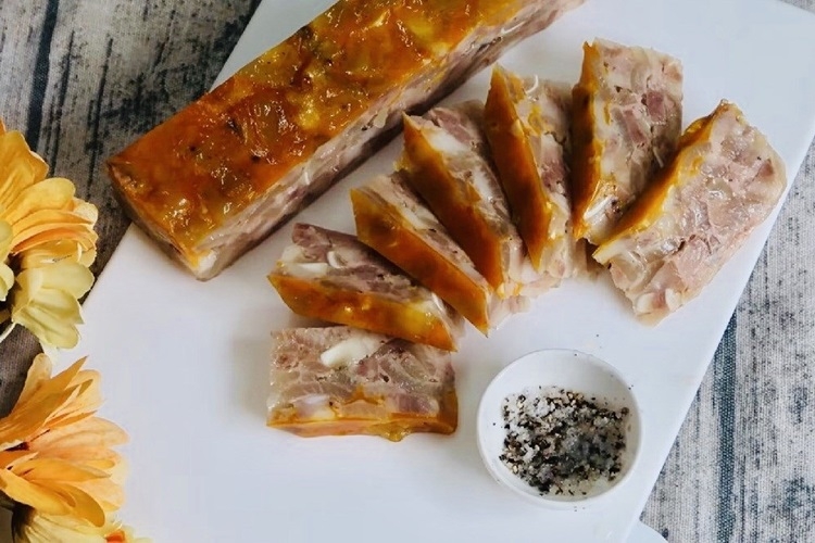 cách làm chả tai heo 6