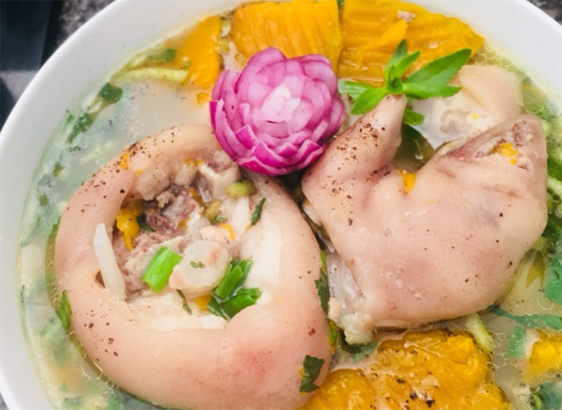 chân giò hầm bí đỏ (hình 9)