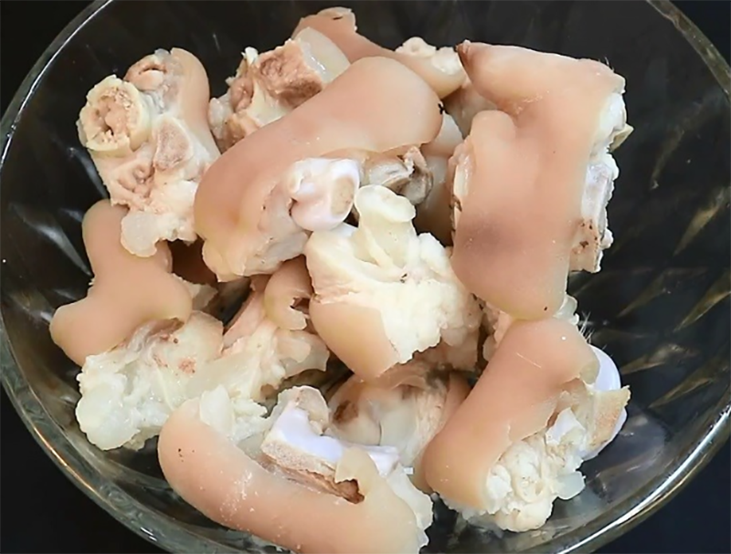 chân giò hầm bí đỏ (hình 5)