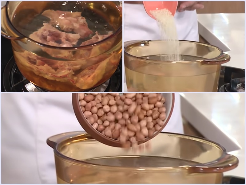 cháo cá hồi đậu phộng ảnh 9