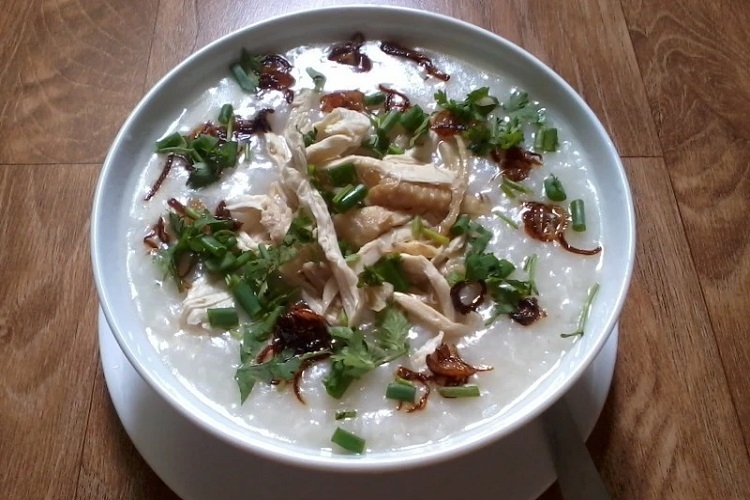 cháo gà tía tô 2