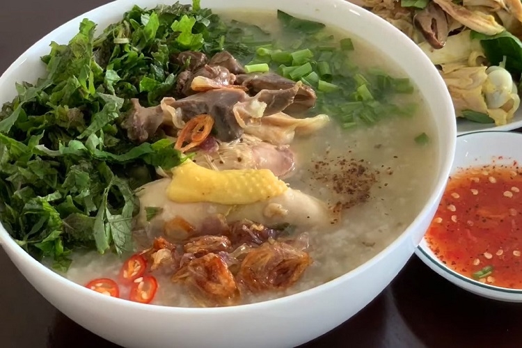 cháo gà tía tô 9