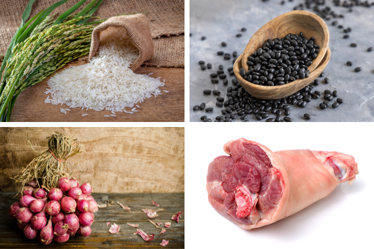 Cháo giò heo đậu đen hình 2