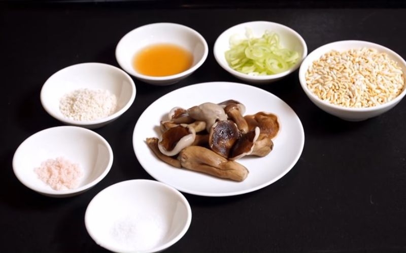 Cháo nấm tràm chay hình 1
