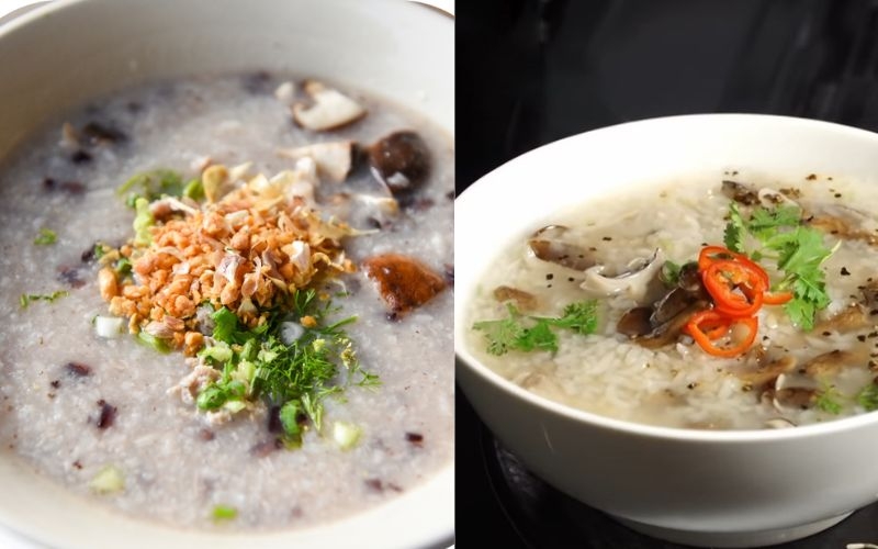 Cháo nấm tràm chay hình 6