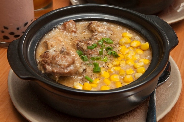 cháo sườn ngô 11
