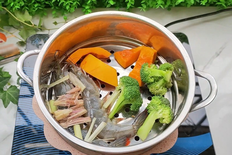 Chia sẻ 3 công thức nấu cháo tôm bí đỏ (hình 6)