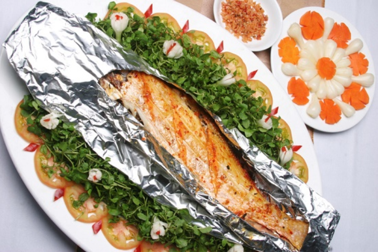chế biến cá thu hình 6