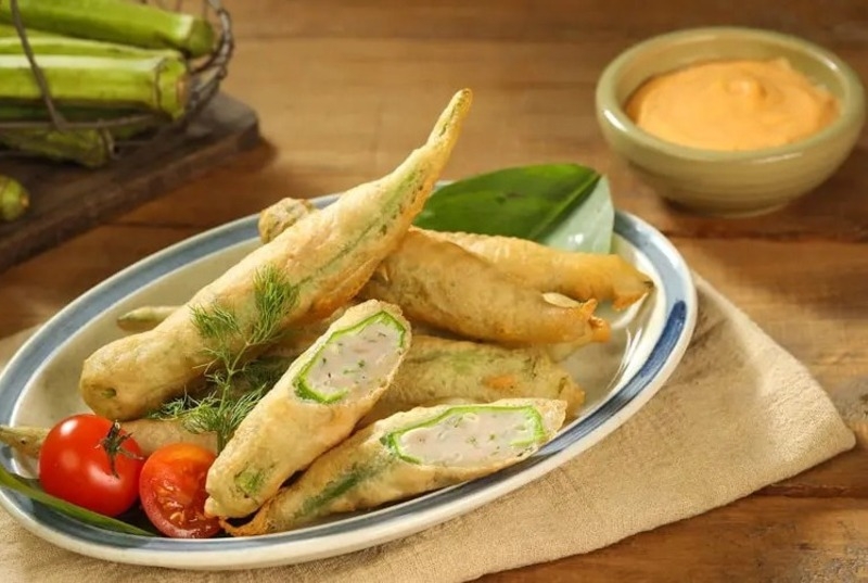 Chế biến đậu bắp 4