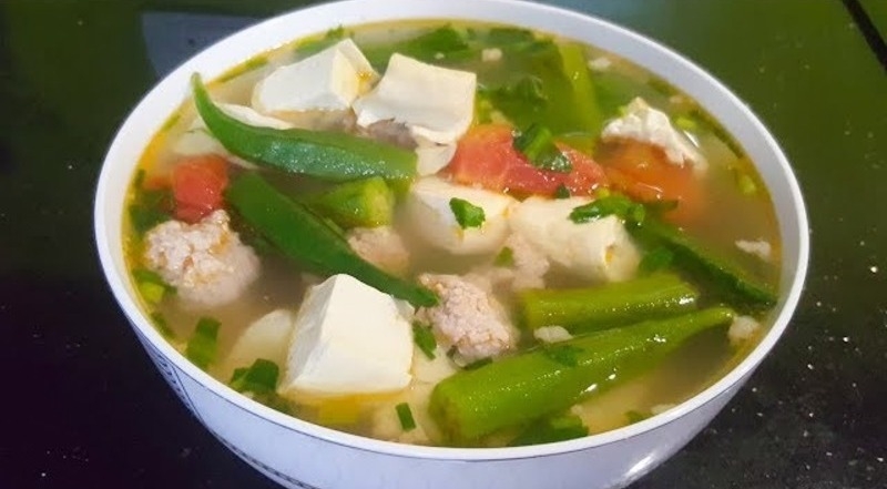 Chế biến đậu bắp 6