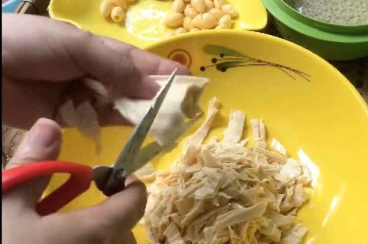 chè bo bo bạch quả tàu hủ ky hình 5