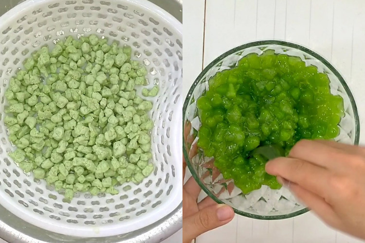 chè bưởi cốm lá dứa 3