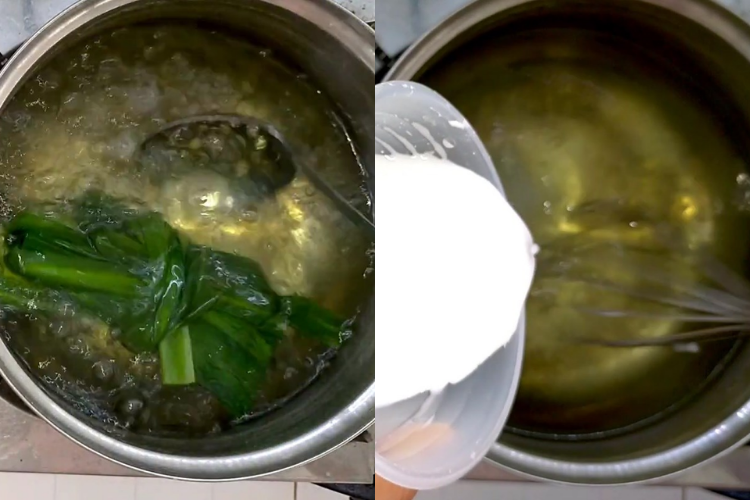 chè bưởi cốm lá dứa 4