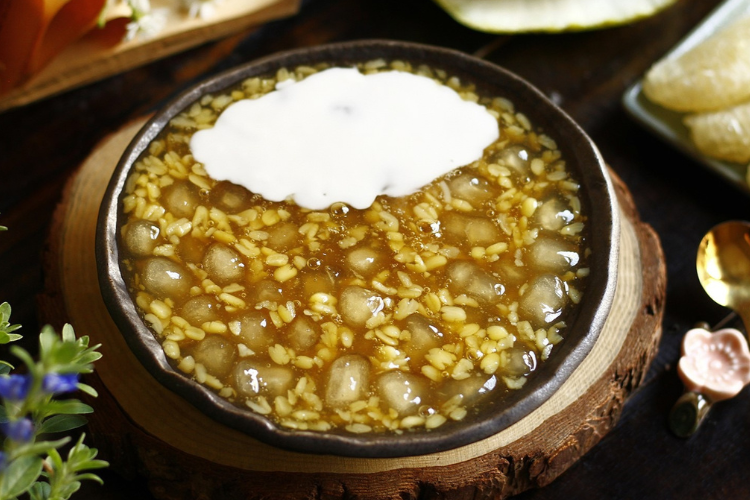 Cách làm chè bưởi đậu xanh (ảnh 7)