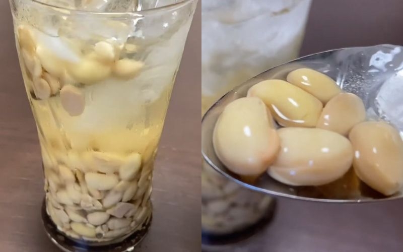 Hoàn tất ly chè đậu nành