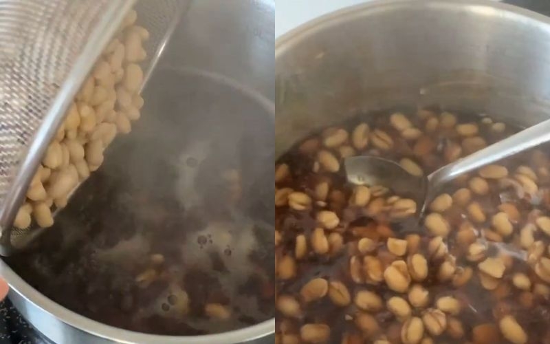nấu chè đậu nành nước cốt dừa