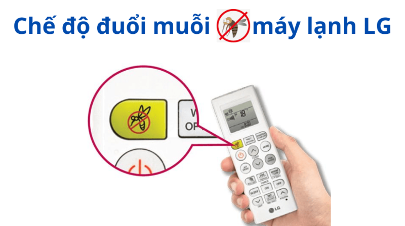 Chế độ đuổi muỗi của máy lạnh LG (hình 1)