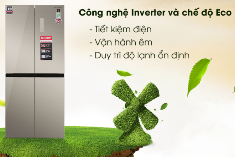 chế độ eco tủ lạnh sharp 2