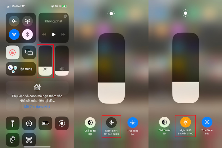chế độ Night Shift 2