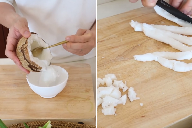 chè dừa sáp 5
