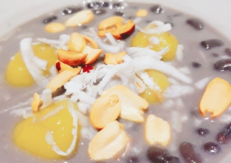 Chè khoai lang đậu đen 1