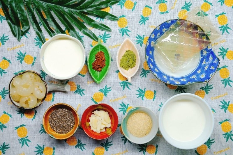 chè khúc bạch phô mai 1