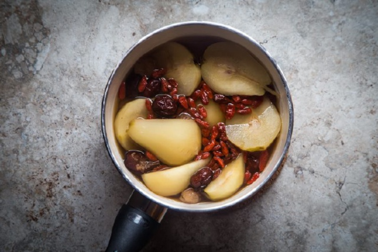 chè lê táo đỏ hình 6
