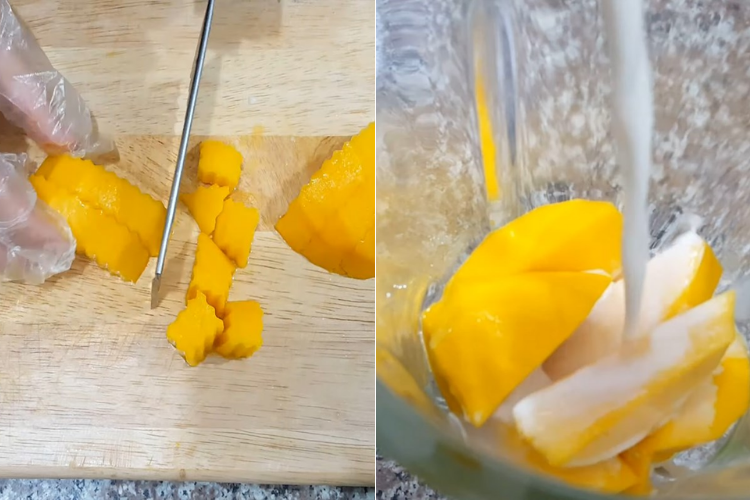 chè xoài pudding 4