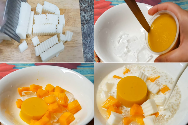 chè xoài pudding 8