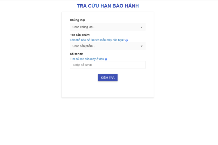 check bảo hành Sony hình 5