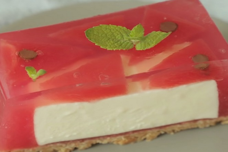cheesecake thạch dưa hấu 7