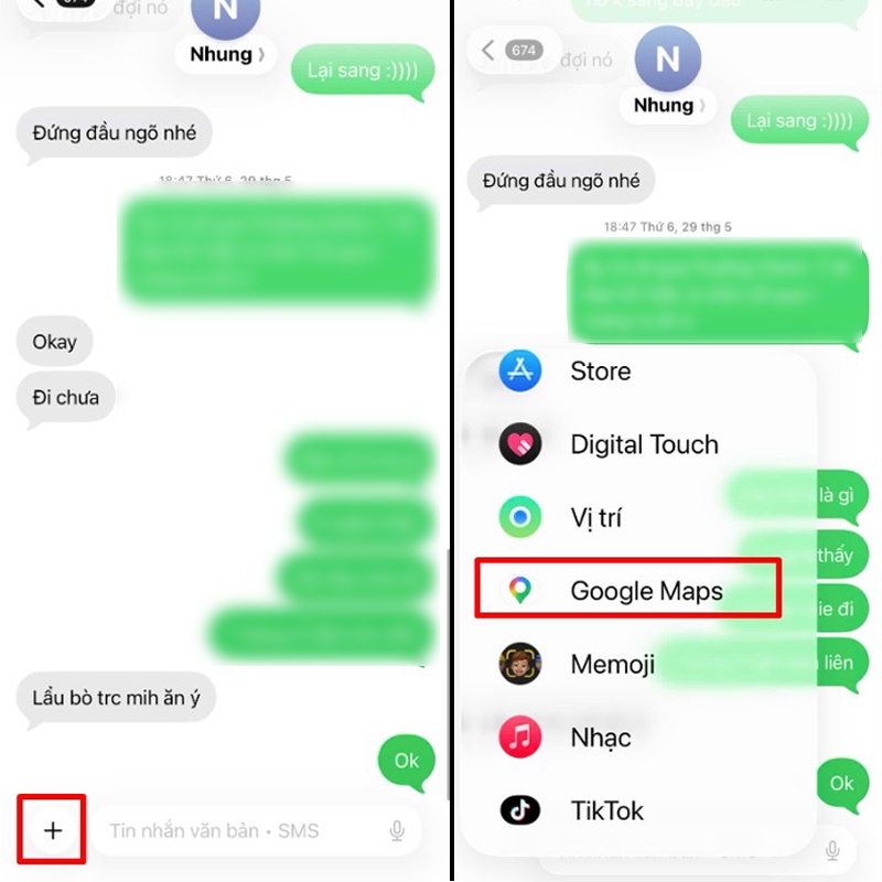 chia sẻ trực tiếp Vị trí trong iMessage - hình 6