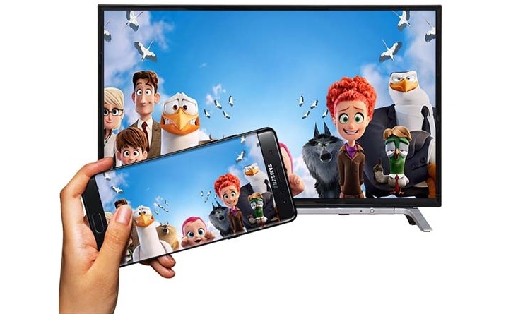 Chiếu m&agrave;n h&igrave;nh tivi Samsung xuống điện thoại (H&igrave;nh 1)