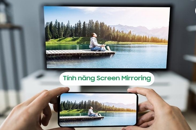 Chiếu m&agrave;n h&igrave;nh tivi Samsung xuống điện thoại (H&igrave;nh 2)