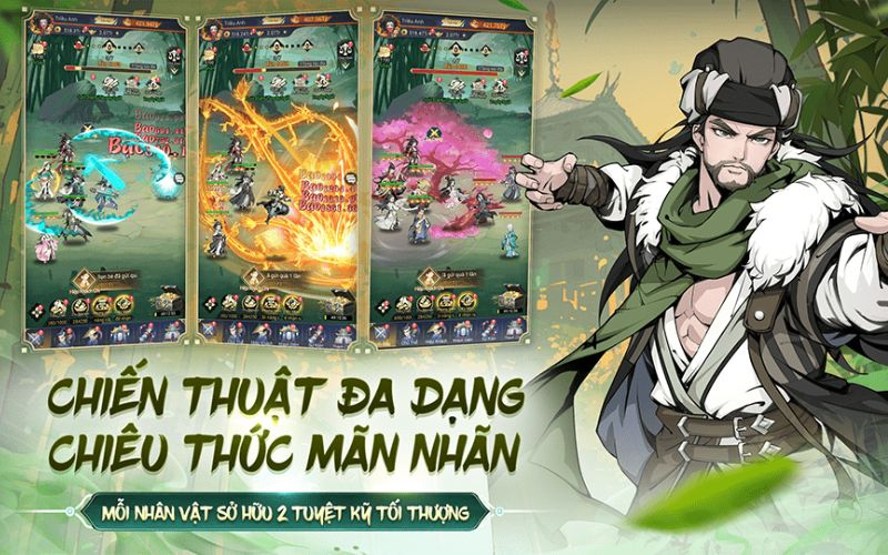 Chiêu thức đa dạng độc đáo
