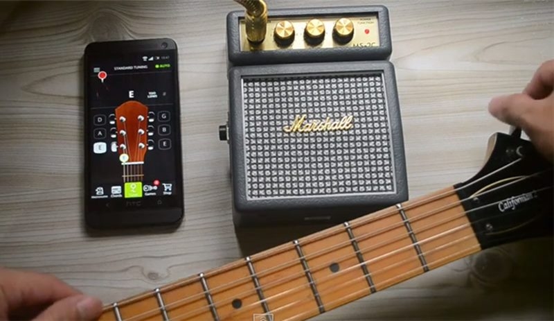 lên dây đàn guitar bằng điện thoại 5
