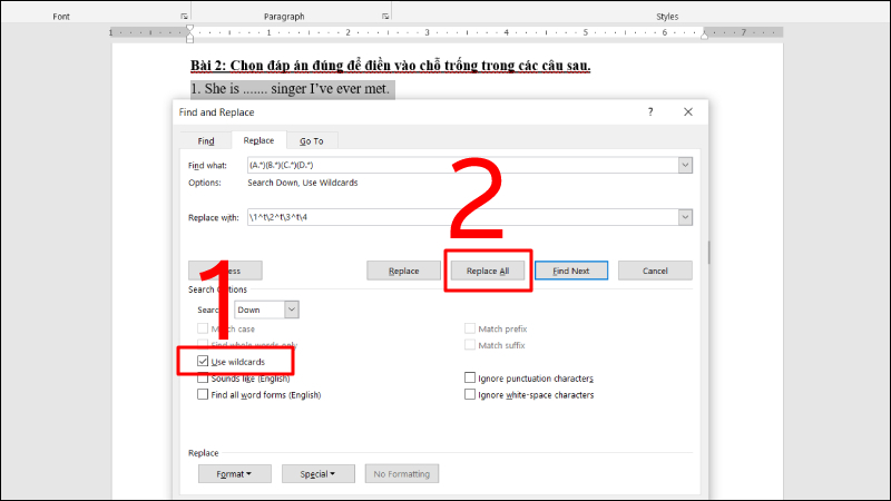 chỉnh khoảng cách chữ trong Word hình 12