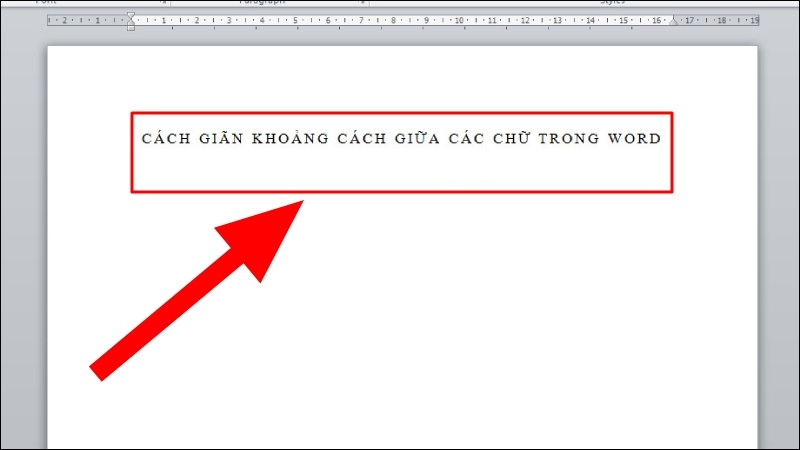 chỉnh khoảng cách chữ trong Word hình 6