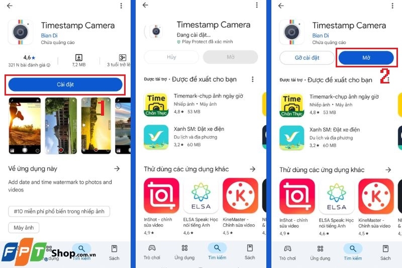 Chỉnh sửa thời gian trên Timestamp Camera trên Android ảnh 2