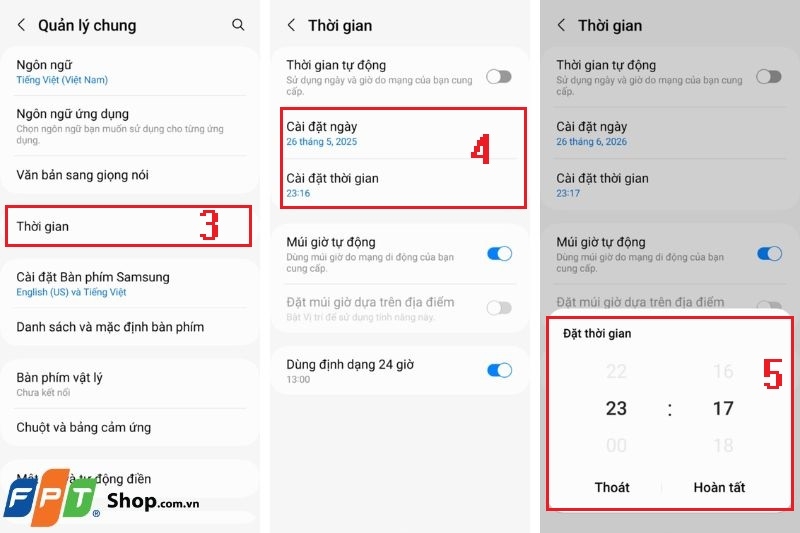 Chỉnh sửa thời gian trên Timestamp Camera trên Android ảnh 7