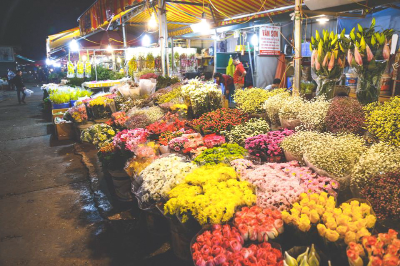 chợ hoa Hồ Thị Kỷ (hình 1)