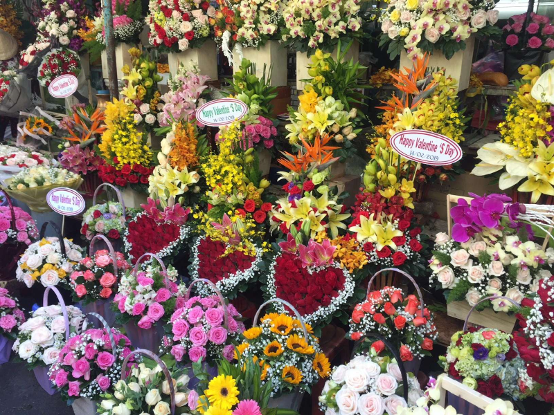 chợ hoa Hồ Thị Kỷ (hình 2)