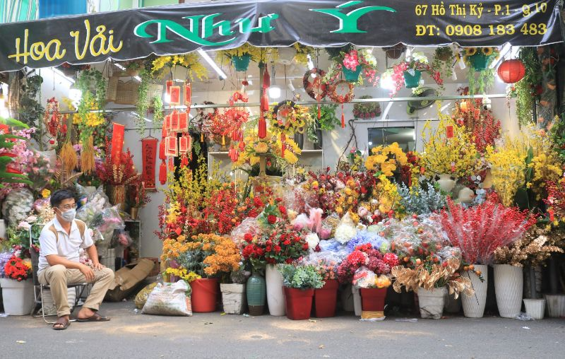chợ hoa Hồ Thị Kỷ (hình 3)