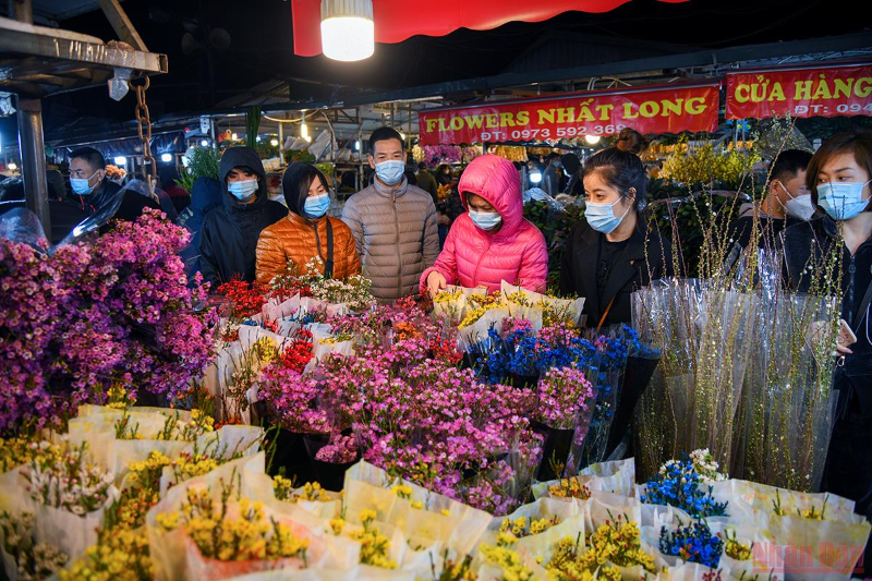 chợ hoa Hồ Thị Kỷ (hình 6)