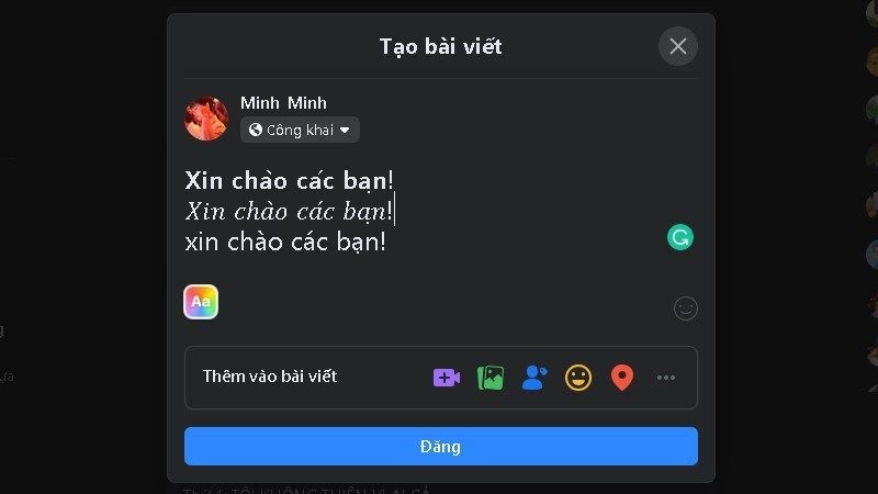 Chữ kiểu 1