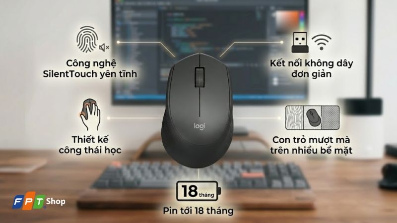 Chuột không dây Logitech M331