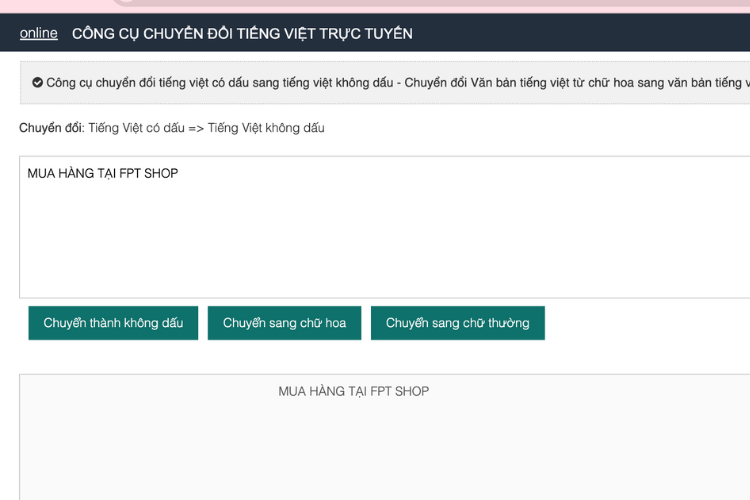 chuyển chữ hoa thành chữ thường online hình 4