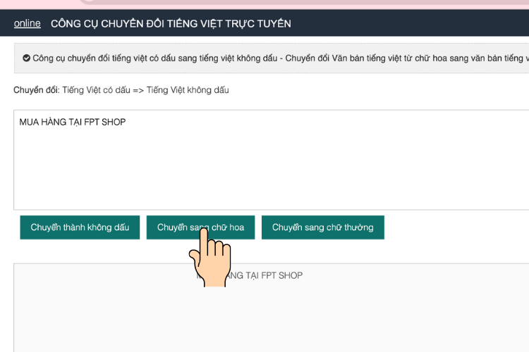 chuyển chữ hoa thành chữ thường online hình 5